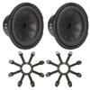 KICKER (2 48CWR104 CompR 10" Subwoofer, DVC, 4-ohm - Includes Grill view 1