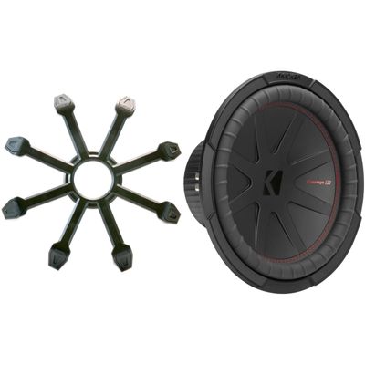 KICKER 48CWR122 CompR 12" Subwoofer, DVC, 2-ohm - Includes Grill