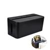 BRIGHTFUFU Wire Storage Box for Charger Cables and Power Strips Ps Black view 1