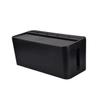 BRIGHTFUFU Wire Storage Box for Charger Cables and Power Strips Ps Black view 3