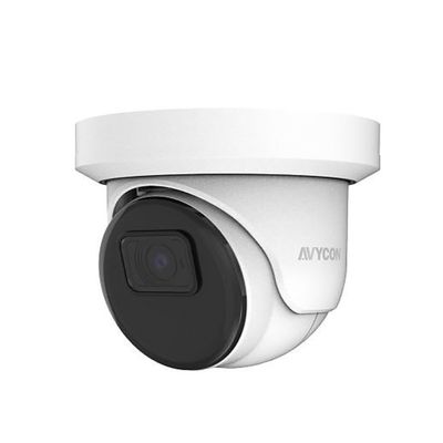 AVC-NSE81F28 8MP WDR Turret IP Camera, 2.8mm Fixed Lens, PoE, NDAA Compliant, White