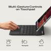 Belkin Pro Keyboard Case w/Magnetic Stand, Backlit Bluetooth Keyboard, Multi-Gesture Controls, Magnetic Apple Pencil Storage Compatibility, & Multimedia Keys for iPad Air 10.9" & iPad Pro 11" - Black view 4