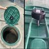 Dingtek SW-DC413-US915 LoRaWAN Manhole Cover Sensor | Detects/Measures Well Water/Sewage Level view 2