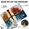 ACWDMKH Case for Microsoft Surface Pro 11/10 / 9 13 Inch,PU Leather Cute Slim Folio Adjustable Stand Cover Case for Surface Pro 11th Edition AI,Tree Autumn Winter view 4