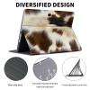 ACWDMKH Case for Microsoft Surface Pro 11/10 / 9 13 Inch,PU Leather Cute Slim Folio Adjustable Stand Cover Case for Surface Pro 11th Edition AI,Brown Fur Pattern view 2