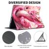 ACWDMKH Case for Microsoft Surface Pro 11/10 / 9 13 Inch,PU Leather Cute Slim Folio Adjustable Stand Cover Case for Surface Pro 11th Edition AI,Pink Dragon Flower view 2