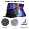 ACWDMKH Case for Microsoft Surface Pro 11/10 / 9 13 Inch,PU Leather Cute Slim Folio Adjustable Stand Cover Case for Surface Pro 11th Edition AI,Purple Glitter Tree view 2