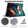 ACWDMKH Case for Microsoft Surface Pro 11/10 / 9 13 Inch,PU Leather Cute Slim Folio Adjustable Stand Cover Case for Surface Pro 11th Edition AI,Cute Otter Green view 2