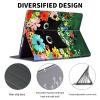 ACWDMKH Case for Microsoft Surface Pro 11/10 / 9 13 Inch,PU Leather Cute Slim Folio Adjustable Stand Cover Case for Surface Pro 11th Edition AI,Black Cat Flower view 2