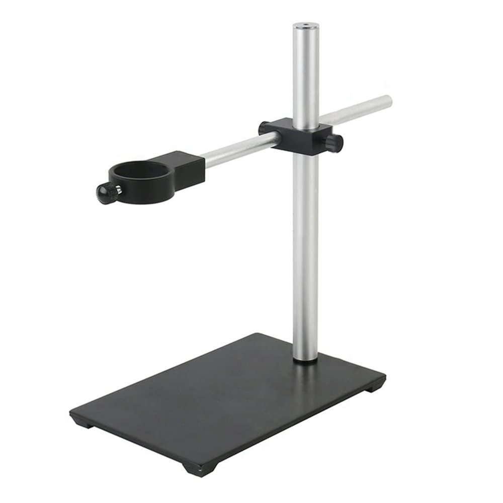 Microscope Microscope Stages & Stands Lab Industrial Video Microscope Adjustable Stand Focusing Bracket 40mm 50mm Ring Holder for HDMI VGA Video Camera(50mm B)