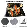 ACWDMKH Case for Microsoft Surface Pro 11/10 / 9 13 Inch,PU Leather Cute Slim Folio Adjustable Stand Cover Case for Surface Pro 11th Edition AI,Orange Frog Mushroom view 2