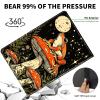 ACWDMKH Case for Microsoft Surface Pro 11/10 / 9 13 Inch,PU Leather Cute Slim Folio Adjustable Stand Cover Case for Surface Pro 11th Edition AI,Orange Frog Mushroom view 4