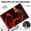ACWDMKH Case for Microsoft Surface Pro 11/10 / 9 13 Inch,PU Leather Cute Slim Folio Adjustable Stand Cover Case for Surface Pro 11th Edition AI,Fire Red Dragon view 4