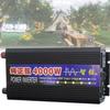 1000W/2000W/3000W/4000W/5000W/6000W/8000W Pure Sine Wave Power Inverters 12V 24V 48V 60V DC to 110V 230V AC with 2 AC Outlets LCD Display for Home RV Solar System Car,4000W-24Vto220V view 1