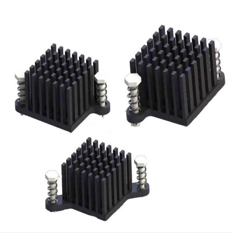 960-27-33-D-AB-0, Heat Sinks BGA Heat Sink, 27x33mm, Diagonal Plastic Push Pin