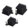960-27-33-D-AB-0, Heat Sinks BGA Heat Sink, 27x33mm, Diagonal Plastic Push Pin view 1