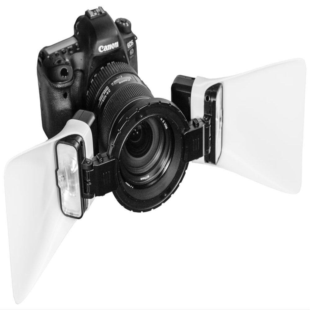 3D Flex Flash WYNG MF12 Flash Modifier Diffuser Bounce Card Reflector for Godox MF12 K2