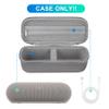 BOVKE Carrying Case Compatible with Beats Pill x Kim Kardashian - Wireless Bluetooth Speaker, Beats Pill Portable Speaker Holder Bag with Extra Mesh Pocket for Charging Cables, Light Gray view 2