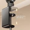 Tablet Mount for Desk Aluminum Alloy Tablet Stand, 4.7 in to 12.9 in Foldable 360 Degree Rotation Overhead Arm Holder Mount Fits for Phone, Tablet Arm Mount Holder Tablet Stand view 3