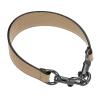 uxcell 14.17 Inch PU Leather Short Bag Strap with Clasp, Purse Handles Handbags Replacement Straps for Clutch Bag Underarm Bags, Tawny, Grey Buckle view 1