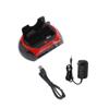 Multifunctional Hard Disk Base 2.5/3.5 inch IDE/SATA Mobile Hard Disk Base Dual-bay HDD Docking Station US Plug view 2