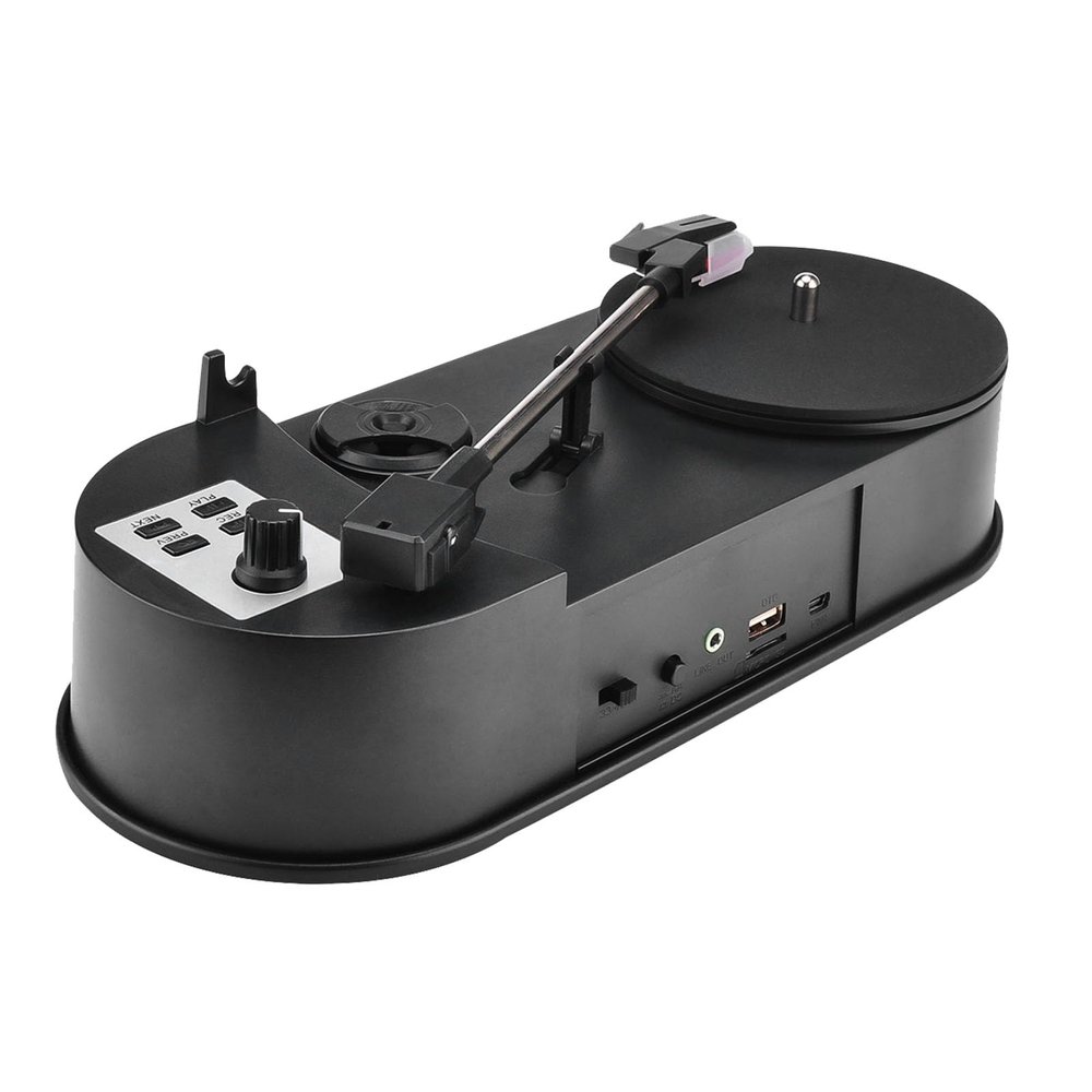 33/45 PRM LP Turntable to MP3 Converter Vinyl to MP3 Converter Turntable with 5V DC Adapter with SD Card Slot