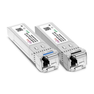 1 Pair 10GBASE-BX10-UD BiDi SFP+ Module, TX 1270nm/1330nm, RX 1330nm/1270nm, 10km DOM Simplex LC/UPC SMF Optical Transceiver Networking Mini Gbic for Brocade 10G-SFPP-BXU/ 10G-SFPP-BXD