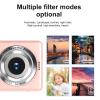 Digital Camera 1080P HD Photography 2.4 inch LCD 48MP Electronic Stabilization 16X Digital Camera CCD Student Portable Digital Camera Compact Camera Take Photos and Videos view 3