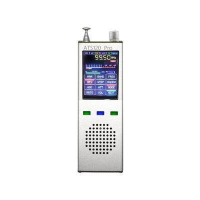 ATS120pro FM SSB SDR AM LSB Full Band Radio Reception Digital Decoder Portable Digital Display Touching Screen Radio Receiver with Activation Firmware