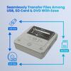 VHS to DVD Recorder, TV to USB Device or SD Card or HDD Recorder, Smart Phone WiFi to DVD/USB/SD/HDD Copy, WiFi APP Media RecorderComes with 10 Free DVD-R  view 2