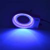 Lab Microscope Accessories Adjustable Blu-ray LED Microscope Ring Light Illuminator LED Ring Light with Adjust USB DC 5V(White with Adapter) view 3
