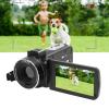 Acouto 4K Video Camera Camcorder 3 Inch 56MP HD Vlogging Camera with Microphone Stabilizer Wide Angle Lens view 2