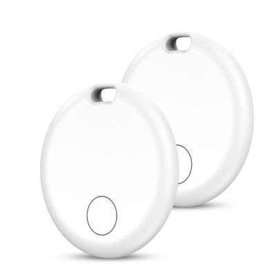Find My Locator Find Anti-Loss Device Global Remote Tracking, Only Applicable to iOS, Elderly Children Pet Positioning Tracker Anti-Lost, 2 Pack, White