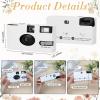 12 Pack Disposable Cameras for Wedding Bulk, 35mm White Single-Use Film Cameras with Flash, One Time Cameras for Birthday Party Baby Shower Gathering Wedding Travel, lSO 400 Film,17 Exposures view 4