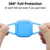 VAEKNVG 4PCS Waterproof Dog Collar Holder for Tile Mate 2024/ Mate 2022 Tracker, Soft Silicone Skin Cover Shock-Absorbing Protective Cover for Dog, Cat, Pets Necklace (4 Packs Black) view 4