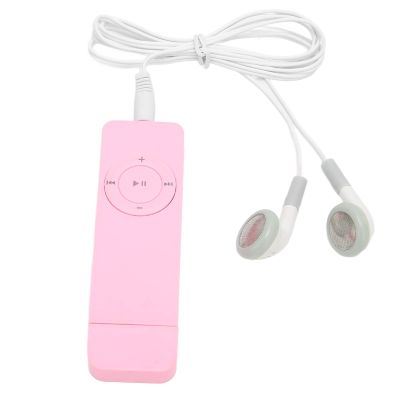 Digital Music, Reproductor De Musica Mini MP3 Player 64GB Mini Music Player for Sport (Pinkish)