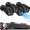 100FT Night Vision Outdoor Wired Security Camera System, Home Video Surveillance Systems, Surveillance DVR Kits view 1