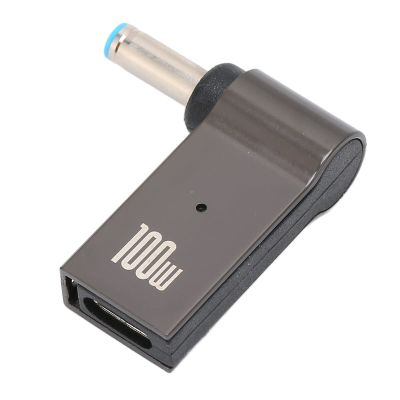ZJchao USB C Laptop Chargesr, Type C to USB Chargesr Connector 100W 5A Type C Female to Male Plug to USB C Adapter with 4.5x3.0mm Aluminum Alloy Shell PD Charging Adapter