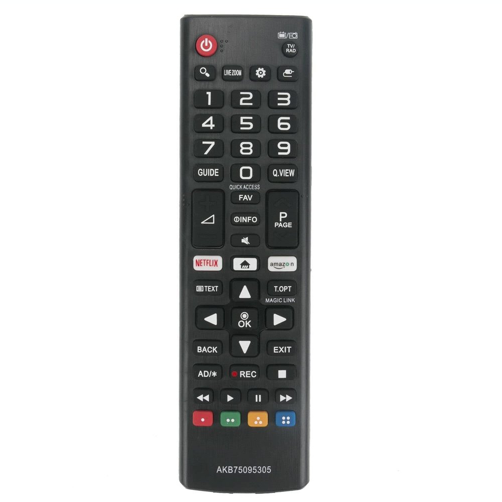 2 Pack of Universal Remote for LG TV Remote Control (All Models) Compatible with 86UN8570PUC and All LG Smart TV LCD LED 3D HDTV AKB75375604 AKB75095307 AKB75675304 AKB74915305,