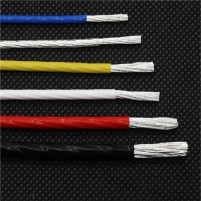 5M/10M PTFE Silver Plated Wire 30AWG ~ 10AWG OFC Electronic HiFi Audio Speaker Headphone DIY Signal Copper Cable(Orange,10 Meters_22AWG 1.2MM SQ0.35)