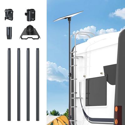 Starlink Gen 3 RV Ladder Pole Mount Kit FlagPole Mount for Starlink Gen 3- Fits 0.98 to 1.25 Inch Round Ladder Rails