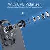 200X Microscope Lens Cell Phone Clip Microscope with CPL Lens for LED Lighted Pocket Microscope view 4