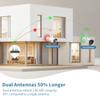 2-Way Audio & 130Wide AngleWireless Security Camera System Outdoor with 4-Antenna NVR, WiFi Cameras for Home Video Surveillance Systems view 2