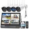 All-in-One Monitor & Dual AntennasWireless Security Camera System Outdoor with All-in-One Monitor, WiFi Cameras for Home Video Surveillance Systems, Surveillance DVR Kits view 1