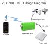 KYKYK Satellite Finder Satellite Signal Meter V8 Finder BT03 Digital Satellite Finder DVB-S/S2 1080P Better Than Ws-6933 6906 6916 view 3
