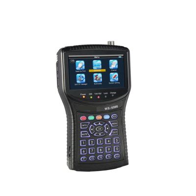 KYKYK Satellite Finder Satellite Signal Meter WS 6966 Satellite Finder Meter PWR CBER MER MPEG4 DVB-S2 Meter WS6966 HD HD Satellite Singnal Finder Spectrum