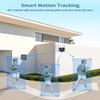 4K/8.0 Megapixel & Smart Auto TrackingWired PTZ Security Camera System, 4K POE Cameras Systems for Home Video Surveillance DVR Kits view 2