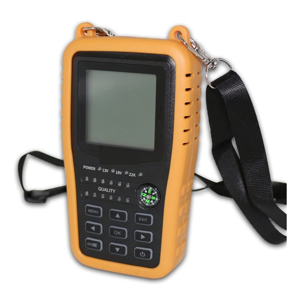 KYKYK Satellite Finder Satellite Signal Meter SH-31HD DVB-S2 S2X T2 HD Digital Combo Satellite Finder&Meter Satfinder Satelite Signal Finder(SH-310HD S2 S2X T2)