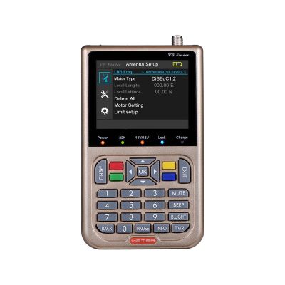 KYKYK Satellite Finder Satellite Signal Meter V8 2/Finder Meter DVB-S/DVB-S2X Parabol Locator Finder Satellite FTA Satellite Receiver Digital TV HD LCD MPEG-2/4 H.264(V8 Finder 2 Bag)
