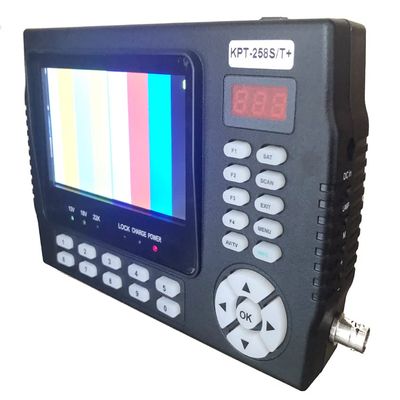 KYKYK Satellite Finder Satellite Signal Meter HD+AHD DVB-S2 DVB-T/T2 DVB-C Combotest CCTV Camera DVB-T/T2 DVB-C Combosatellite Finder Meter Pk St-5150 258HD(KPT-258ST add AHD)